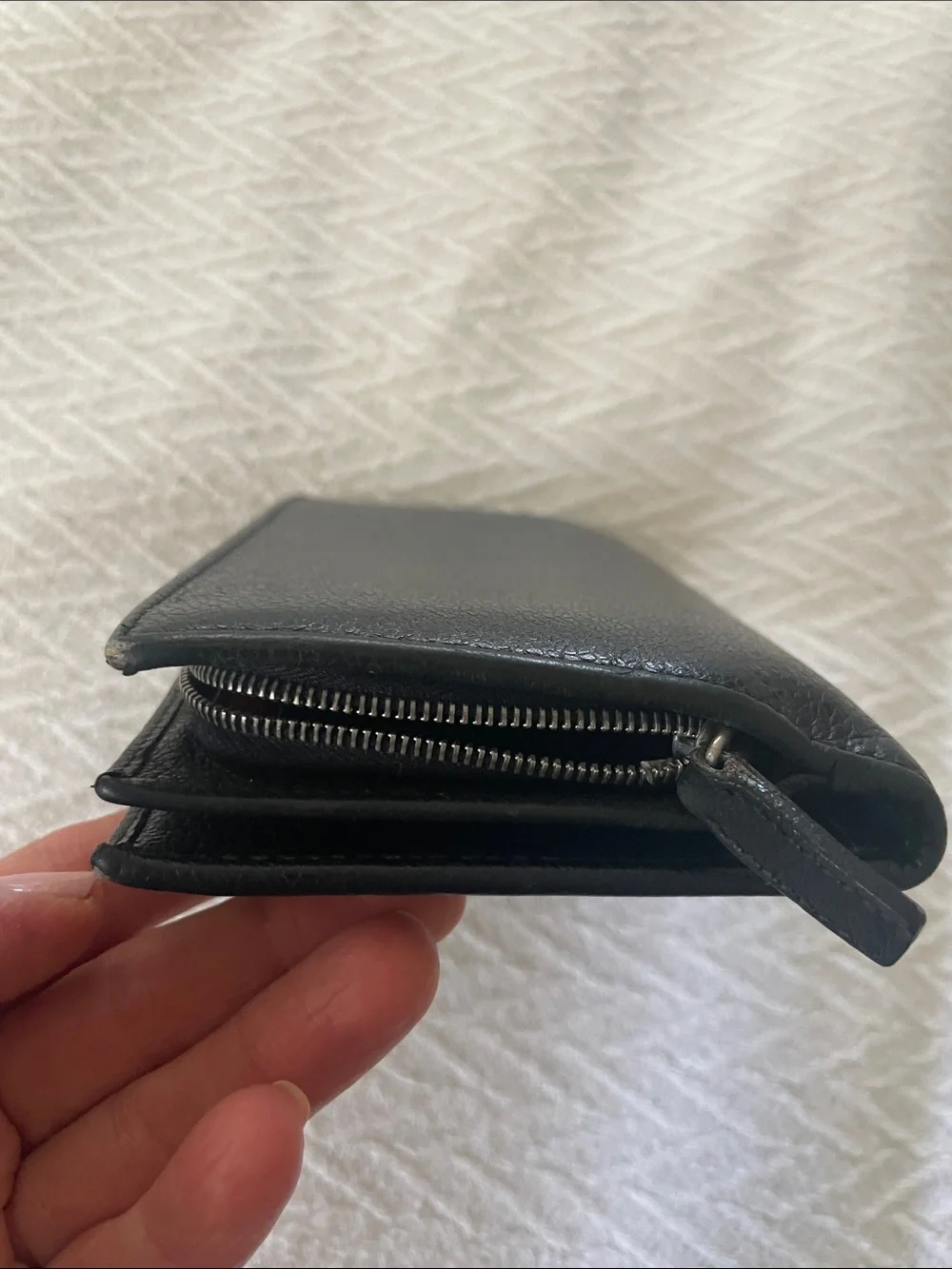 Vintage Bvlgari wallet black large